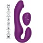 XOCOON - 2 IN 1 STRAPLESS STRAP-ON VIBRATOR WITH REMOTE CONTROL PURPLE