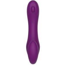 XOCOON - VIBRATORE 2 IN 1 STRAPLESS STRAP-ON CON TELECOMANDO VIOLA