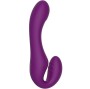 XOCOON - VIBRATORE 2 IN 1 STRAPLESS STRAP-ON CON TELECOMANDO VIOLA