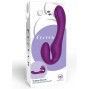 XOCOON - VIBRATORE 2 IN 1 STRAPLESS STRAP-ON CON TELECOMANDO VIOLA