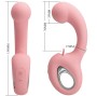 PRETTY LOVE - ERYNNYES VIBRATORE PUNTO G + STIMOLATORE CLITORIDEO 10 VIBRAZIONI ROSA