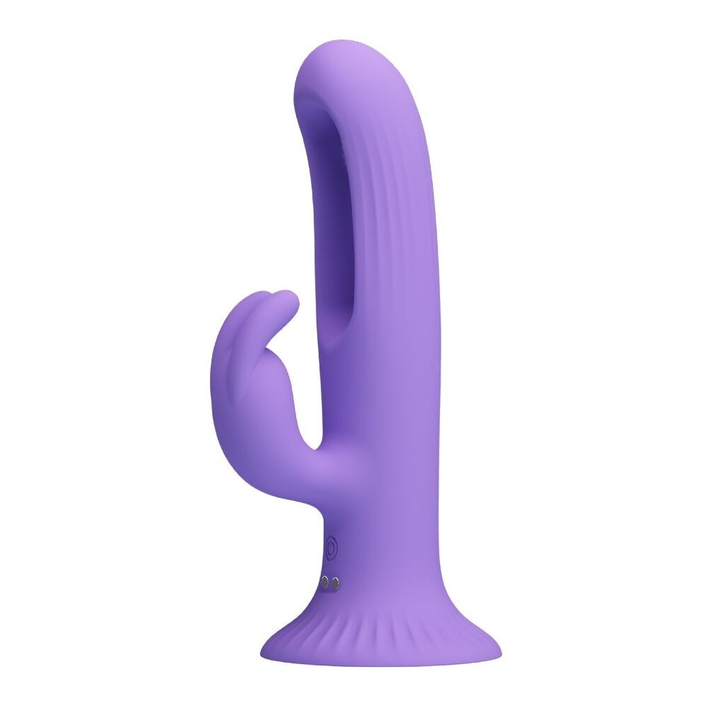PRETTY LOVE - VIBRADOR DE COELHO KILLMOULIS 12 MODOS DE VIBRAÇÃO ROXO