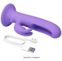 PRETTY LOVE - VIBRATORE CONIGLIO KILLMOULIS 12 MODALITÀ DI VIBRAZIONE VIOLA