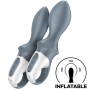 SATISFYER - AIR PUMP BOOTY 1 VIBRATEUR GONFLABLE ANAL GRIS