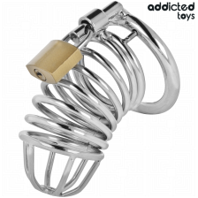 ADDICTED TOYS LOCKED - GABBIA PER PENE IN METALLO IRON CELL TAGLIA M