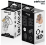 ADDICTED TOYS LOCKED - IRON CELL METAL PENIS CAGE 4 CM SIZE S