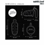 ADDICTED TOYS LOCKED - SILVER LOCK PENIS CAGE METAL SIZE M