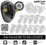 ADDICTED TOYS LOCKED - GAIOLA DE CONTENÇÃO SEM CHAVE PARA PÊNIS 11,5 CM