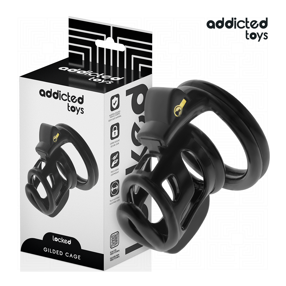 ADDICTED TOYS LOCKED - GAIOLA GILDEN GAIOLA PARA PÊNIS 8,5 CM