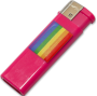 PRIDE - LIGHTER RED WITH LGBT FLAG