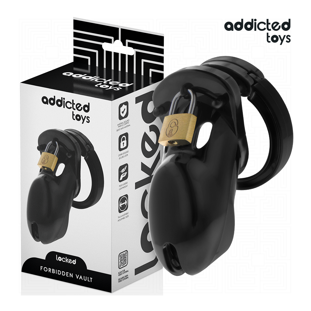 ADDICTED TOYS LOCKED - VERBOTENES PENISKÄFIG 10 CM