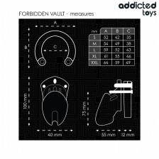 ADDICTED TOYS LOCKED - VERBOTENES PENISKÄFIG 10 CM