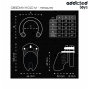 ADDICTED TOYS LOCKED - OBSIDIAN HOLD PENIS CAGE SIZE M