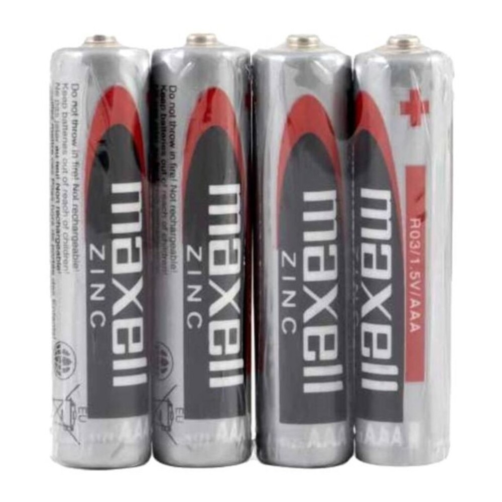 MAXELL - BATTERIA SALINA MANGANESO AAA R03 RETRATTILE*4