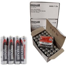 MAXELL - BATTERY SALINA MANGANESO AAA R03 RETRACTIL*4