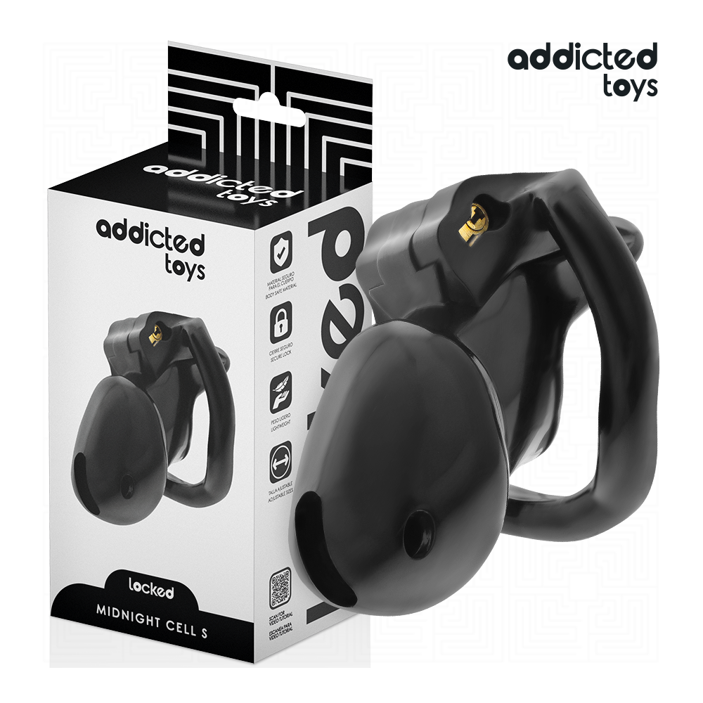 ADDICTED TOYS LOCKED - MINDNIGHT CELL CAGE À PÉNIS TAILLE S