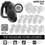 ADDICTED TOYS LOCKED - MINDNIGHT CELL CAGE À PÉNIS TAILLE S