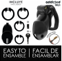 ADDICTED TOYS LOCKED - GAIOLA PENIANA MINDNIGHT CELL, TAMANHO M