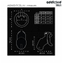 ADDICTED TOYS LOCKED - GAIOLA PENIANA MINDNIGHT CELL, TAMANHO M