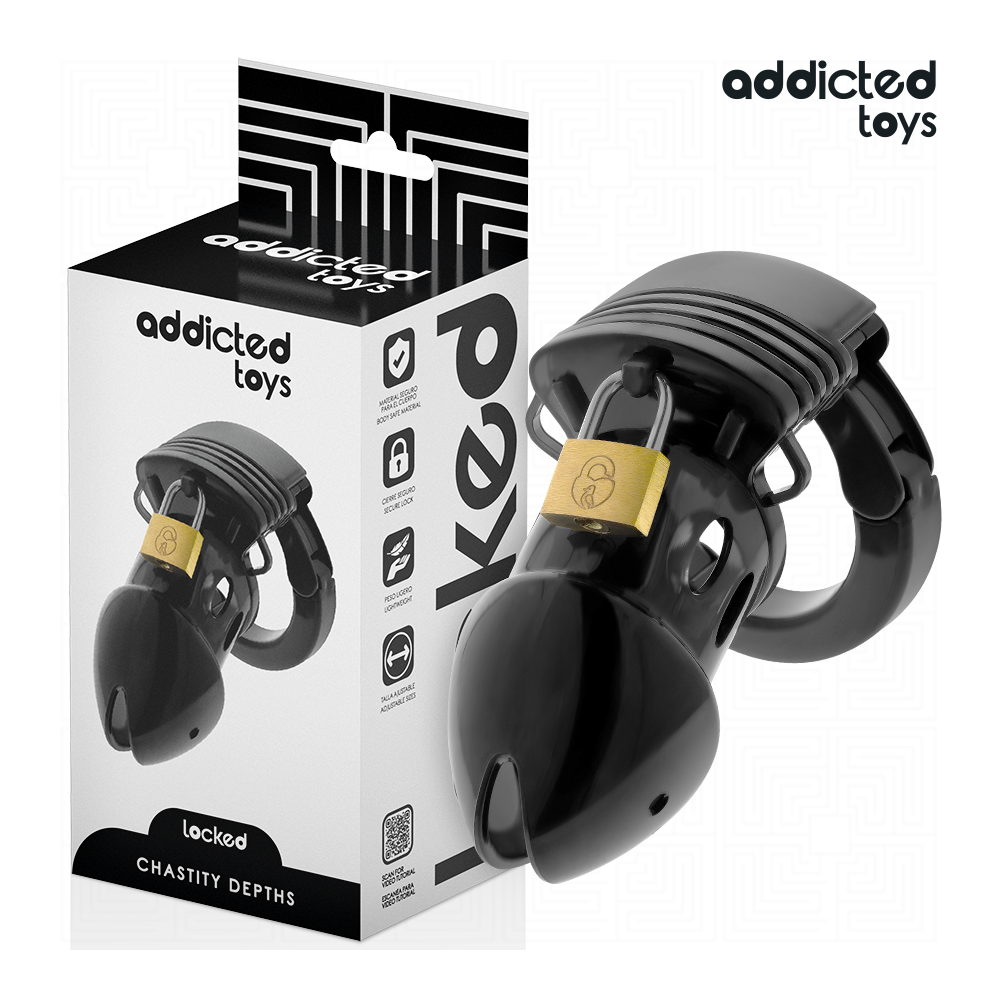 ADDICTED TOYS BLOCCATO - GABBIA PER PENE PROFONDA DI CASTITÀ 7,5 CM