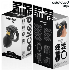 ADDICTED TOYS LOCKED - GAIOLA PARA PÊNIS CHASTITY DEPHHS 7,5 CM