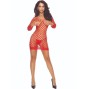 PASSION - BS108 BODYSTOCKING GRID VERMELHO