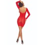 PASSION - BS110 BODYSTOCKING POIS ROUGES