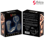 IBIZA - Plug anal rotatif télécommandé WIGGLE avec vibrations périnéales et anneaux rehaussant le pénis