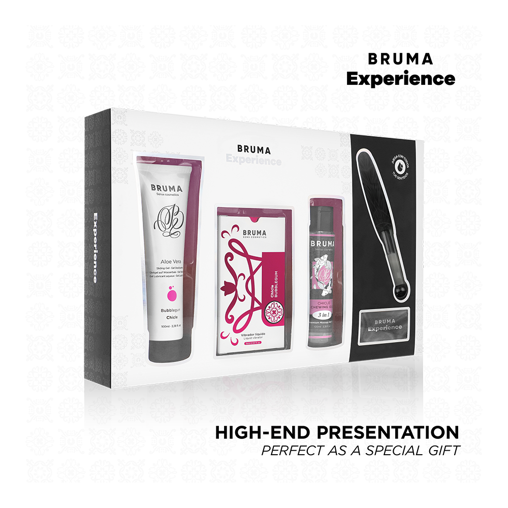 BRUMA XPERIENCE - VIBRO-ORGASMISCHES SÜSSES KAUGUMMI-VERSUCHUNGSSET