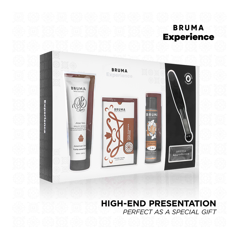 BRUMA XPERIENCE - KIT TENTATION DOUCE GÂTEAU AMÉRICAIN VIBRO-ORGASMIQUE