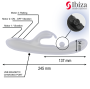 IBIZA - LEISTUNGSSTARKER RABBIT-VIBRATOR MIT MASSAGE-ROLLENPERLE
