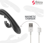 IBIZA - POWERFUL RABBIT VIBRATOR WITH MASSAGING ROLLING PEARL