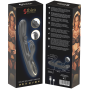 IBIZA - LEISTUNGSSTARKER RABBIT-VIBRATOR MIT MASSAGE-ROLLENPERLE