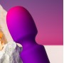 ROCKS-OFF - GLO-GIRL VIBRATORE A BACCHETTA MINI VIOLA