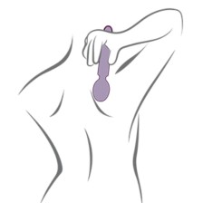 ROCKS-OFF - ORIEL VIBRATORE A BACCHETTA FLESSIBILE FUCSIA