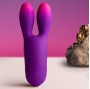 ROCKS- OFF - GLO-GIRL BUNNY PURPLE FLEXIBLE VIBRATOR