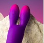 ROCKS-OFF - GLO-GIRL BUNNY VIBRATEUR FLEXIBLE VIOLET