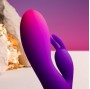 ROCKS- OFF - GLO- GIRL PURPLE RABBIT VIBRATOR