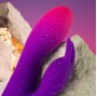ROCKS- OFF - GLO- GIRL PURPLE RABBIT VIBRATOR
