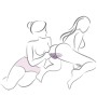 ROCKS- OFF - GLO- GIRL PURPLE RABBIT VIBRATOR