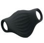ROCKS-OFF - VIBRATORE FLESSIBILE PALM BLACK MASTURBATOR