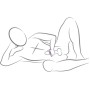 ROCKS-OFF - MASTURBADOR VIBRADOR FLEXÍVEL PALM BLACK
