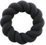 ROCKS-OFF - ANELLO MASTURBATORE TWIST IN SILICONE NERO