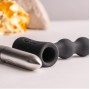 ROCKS-OFF - PETITE SENSATIONS PEARLS PLUG ANALE VIBRATORE NERO