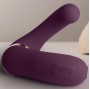 ROCKS-OFF - GEMINI DOPPIO VIBRATORE PUNTO G E STIMOLATORE CLITORIDEO VIOLA