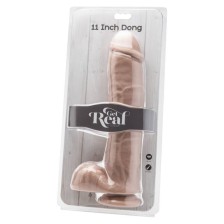 GET REAL - DILDO 28 CM WITH BALLS SKIN