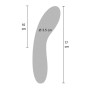 TOYJOY - VIBRADOR PRETO COM LUZ LUMINADA