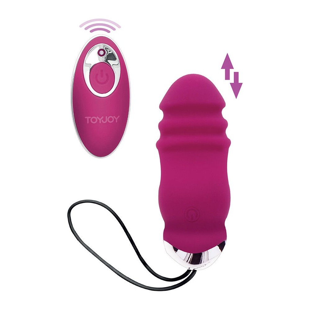 TOYJOY - HAPPINESS SUNN SIDE UP AND DOWN FUCHSIA VIBRATOR REMOTE CONTROL