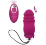 TOYJOY - HAPPINESS SUNN SIDE UP AND DOWN VIBRATEUR FUCHSIA TÉLÉCOMMANDE