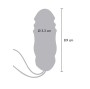 TOYJOY - FELICIDADE SUNN SIDE PARA CIMA E PARA BAIXO VIBRADOR FÚCSIA CONTROLE REMOTO